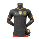 CAMISETA ESPAÑA LIMITADA 2026 NEGRA MUNDIAL HOMBRE (VERSIÓN JUGADOR) CAMPEÓN MUNDIAL CON PARCHE