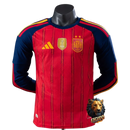 CAMISETA ESPAÑA I 2026 MUNDIAL HOMBRE (VERSIÓN JUGADOR) CAMPEÓN MUNDIAL CON PARCHE MANGA LARGA