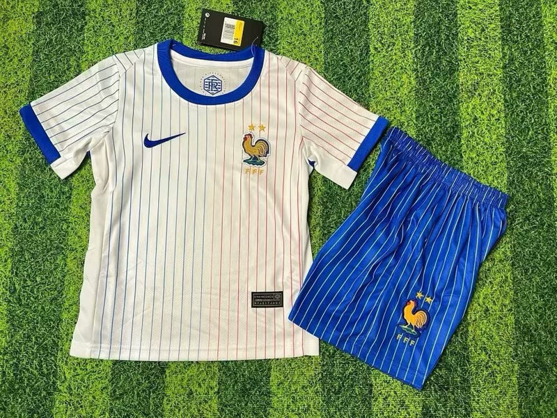 CAMISETA FRANCIA II EURO 2024 CONJUNTO INFANTIL