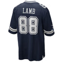 CAMISETA NFL DALLAS COWBOYS CEEDEE LAMB - NAVY JERSEY