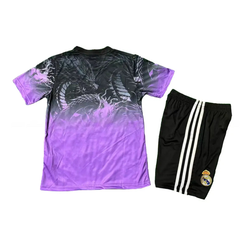 REAL MADRID DRAGÓN PÚRPURA 25/26 CONJUNTO INFANTIL