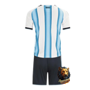 ARGENTINA I 2026 MUNDIAL CON PARCHE EQUIPACIÓN PARA NIÑOS