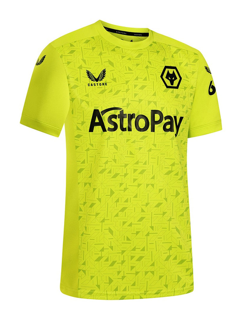 Camiseta-wolverhampton-i-2023-24-amarillo-premier-league-portero