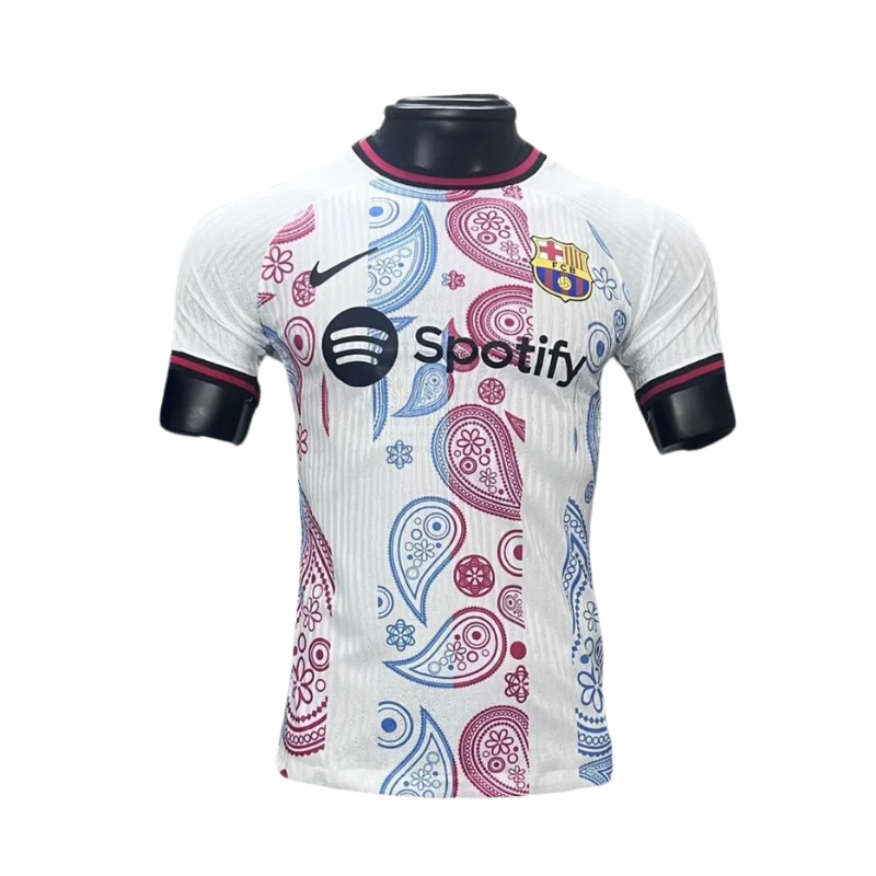 BARCELONA EDICIÓN ESPECIAL BLANCA 24/25 HOMBRE VERSIÓN JUGADOR