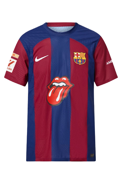 CAMISETA BARCELONA EDICIÓN LIMITADA ROLLING STONES 23/24 HOMBRE