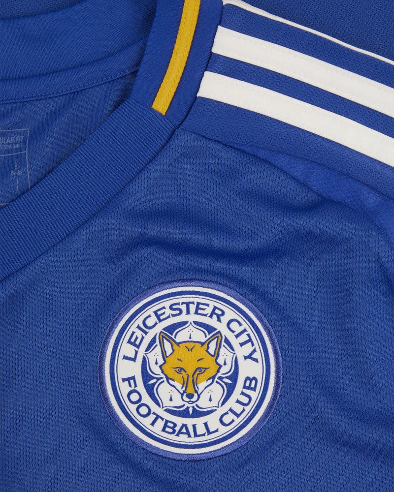 Camiseta Leicester City - 2024-25 - Leicester City - Fútbol - Premier League - Azul - Blanco - Amarillo - Adidas - Diseño - Temporada - Camiseta titular - Club - Estadio - Jugadores - Moda - Estilo - Comprar - Camisetas de fútbol - Venta - Última colección - Moda deportiva