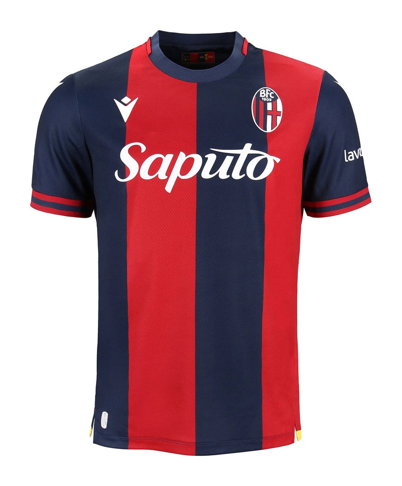 Camiseta Bologna - 2024-25 - Bologna - Fútbol - Serie A - Champions League - Macron - Diseño - Temporada - Camiseta titular - Club - Estadio - Jugadores - Moda - Estilo - Comprar - Camisetas de fútbol - Venta - Última colección - Moda deportiva