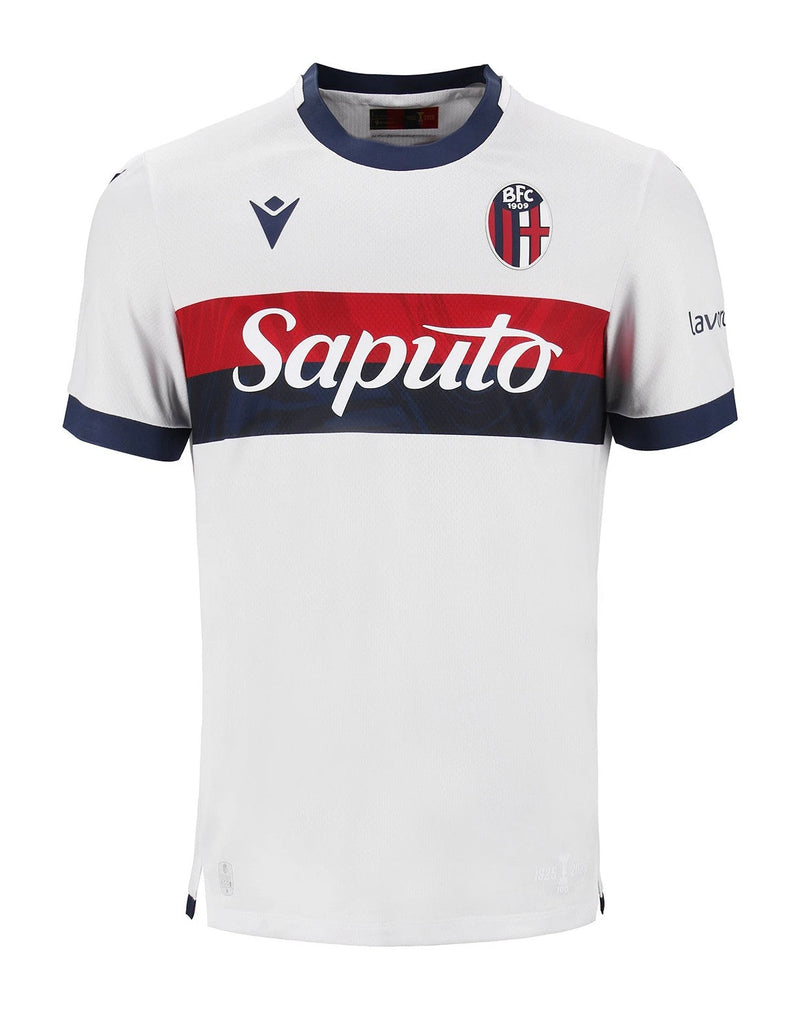 Reserva-blanca-Camiseta Bologna - 2024-25 - Bologna - Fútbol - Serie A - Champions League - Macron - Diseño - Temporada - Camiseta titular - Club - Estadio - Jugadores - Moda - Estilo - Comprar - Camisetas de fútbol - Venta - Última colección - Moda deportiva -