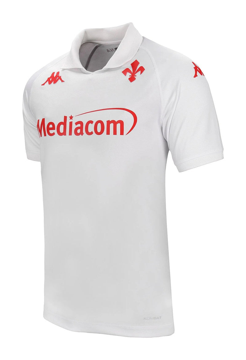 Camiseta Fiorentina - 2024-25 - Fiorentina - Fútbol - Serie A - Blanco - Kappa - Diseño - Temporada - Camiseta visitante - Club - Estadio - Jugadores - Moda - Estilo - Comprar - Camisetas de fútbol - Venta - Última colección - Moda deportiva -