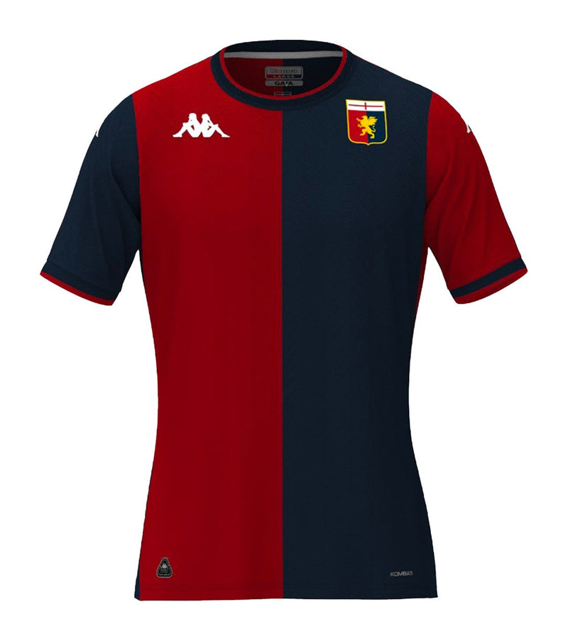 Camiseta Genoa - 2024-25 - Genoa - Fútbol - Serie A - Rojo - Azul - Kappa - Diseño - Temporada - Camiseta titular - Club - Estadio - Jugadores - Moda - Estilo - Comprar - Camisetas de fútbol - Venta - Última colección - Moda deportiva 