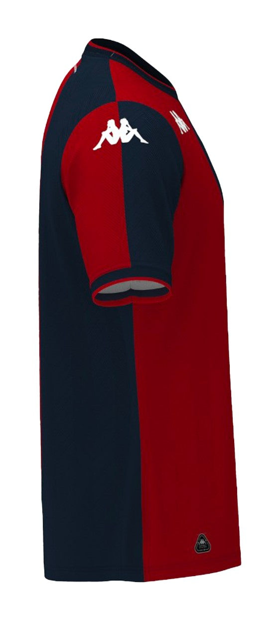 Camiseta Genoa - 2024-25 - Genoa - Fútbol - Serie A - Rojo - Azul - Kappa - Diseño - Temporada - Camiseta titular - Club - Estadio - Jugadores - Moda - Estilo - Comprar - Camisetas de fútbol - Venta - Última colección - Moda deportiva 