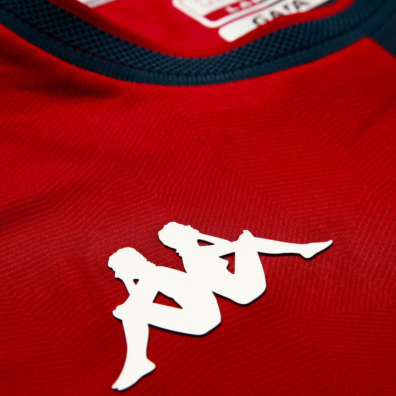 Camiseta Genoa - 2024-25 - Genoa - Fútbol - Serie A - Rojo - Azul - Kappa - Diseño - Temporada - Camiseta titular - Club - Estadio - Jugadores - Moda - Estilo - Comprar - Camisetas de fútbol - Venta - Última colección - Moda deportiva 