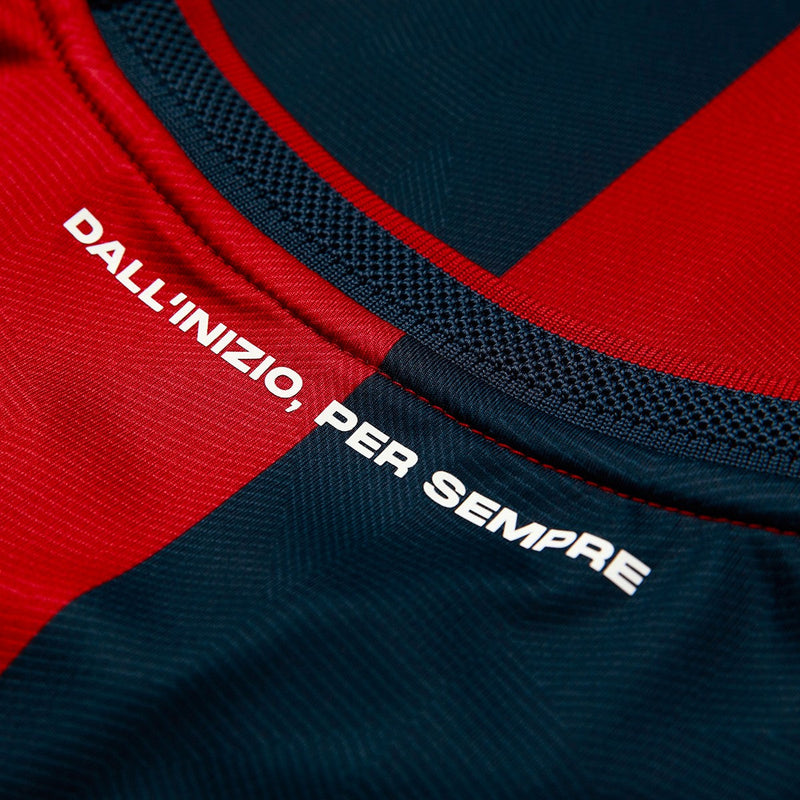 Camiseta Genoa - 2024-25 - Genoa - Fútbol - Serie A - Rojo - Azul - Kappa - Diseño - Temporada - Camiseta titular - Club - Estadio - Jugadores - Moda - Estilo - Comprar - Camisetas de fútbol - Venta - Última colección - Moda deportiva 