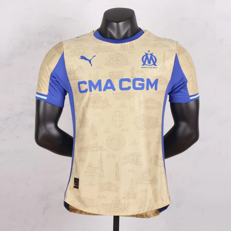 CAMISETA OLYMPIQUE DE MARSEILLE IV 25/26 HOMBRE (VERSIÓN JUGADOR)