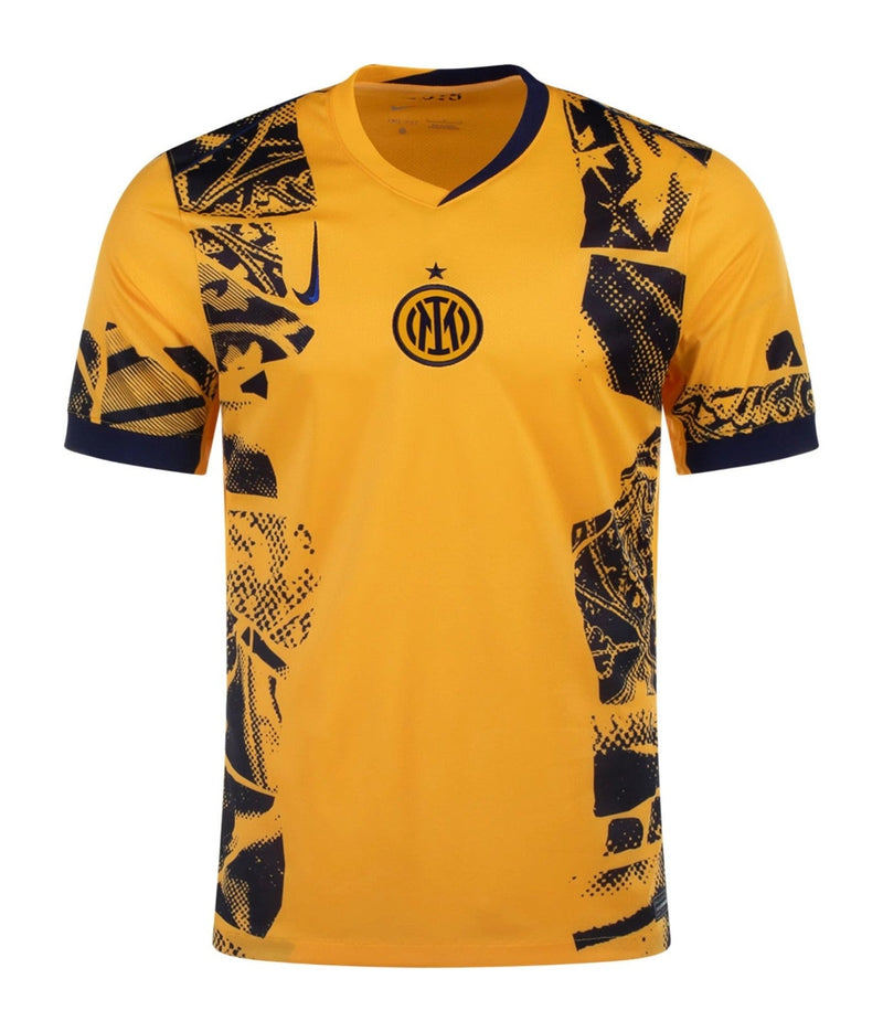 Inter de Milán - Serie A - Champions League - Nike - 2024-2025 - Fútbol - Camisetas de Fútbol - Nuevas Camisetas - Diseño - Filtración - Fotos - Deportes - Amarillo -