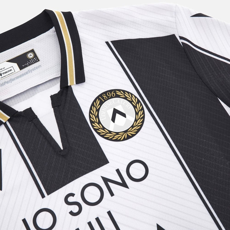 Udinese - 2024-25 - Udinese - Fútbol - Serie A - Blanco - Negro - Macron -  Diseño -  Temporada - Camiseta titular - Club - Estadio - Jugadores - Moda - Estilo - Comprar - Camisetas de fútbol - Venta - Última colección - Moda deportiva -  

