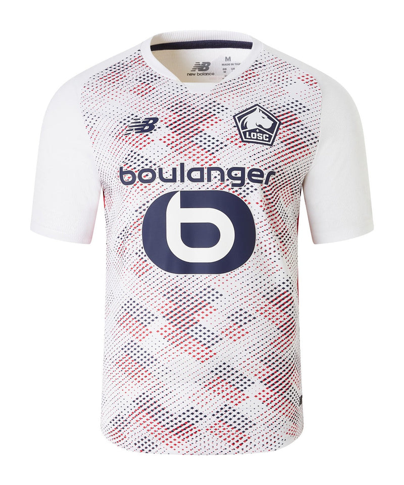 Lille - 2024-25 - Lille - Fútbol - Ligue 1 - Segunda camiseta - blanca - New Balance -  Diseño -  Temporada - Club - Estadio - Jugadores - Moda - Estilo - Comprar - Camisetas de fútbol - Venta - Última colección - Moda deportiva -  