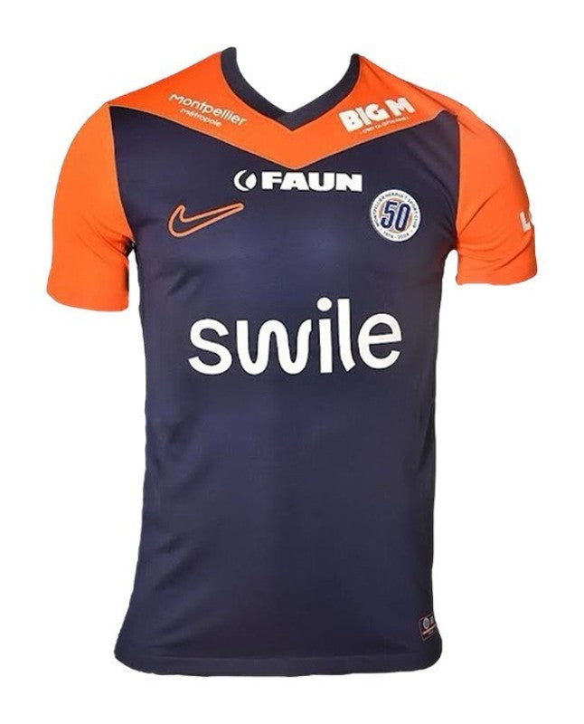 Montpellier HSC - 2024-2025 - Montpellier - Fútbol - Ligue 1 - Copa de Francia - Nike -  Diseño -  Temporada - Camiseta titular - Club - Estadio - Jugadores - Moda - Estilo - Comprar - Camisetas de fútbol - Venta - Última colección - Moda deportiva -  Azul marino - Blanco - Clásico - 
