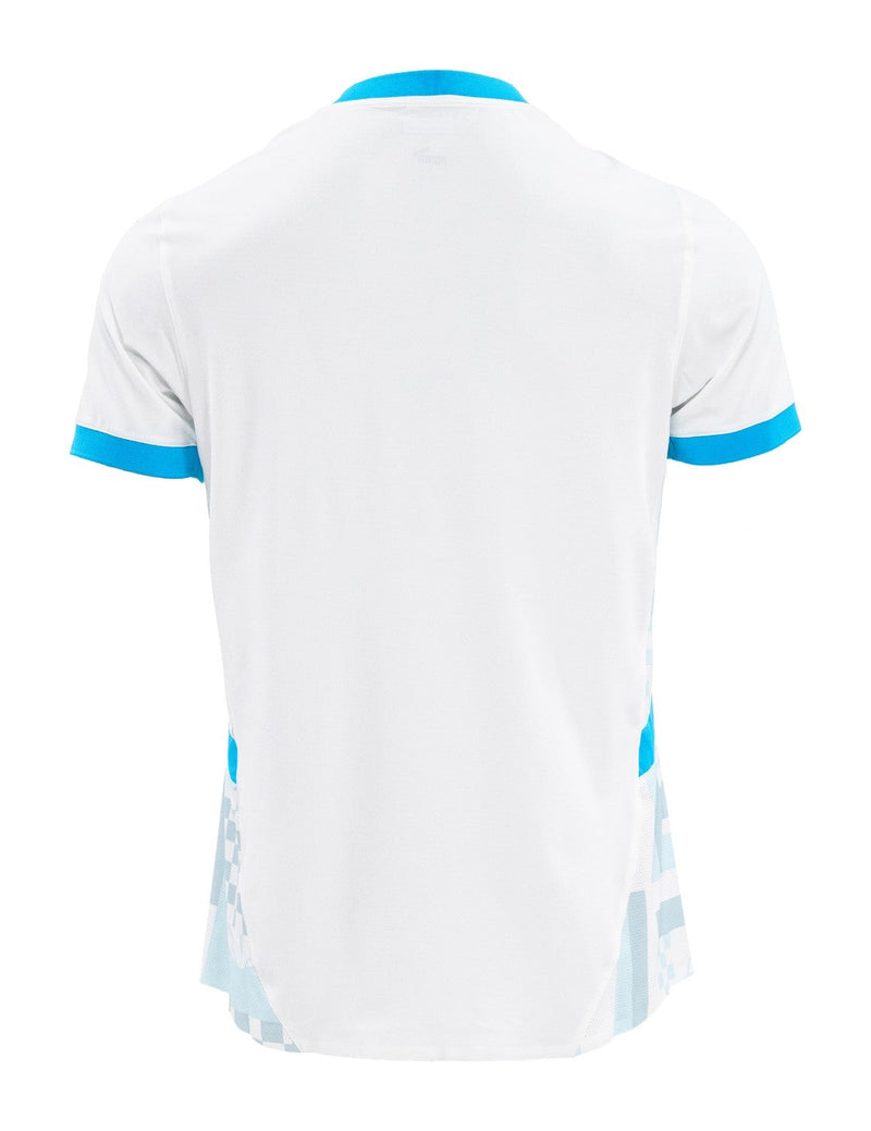 Olympique de Marseille - 2024-2025 - Marseille - Fútbol - Ligue 1 - Copa de Francia - Champions League - Puma -  Diseño -  Temporada - Camiseta titular - Club - Estadio - Jugadores - Moda - Estilo - Comprar - Camisetas de fútbol - Venta - Última colección - Moda deportiva -  Blanco - Azul - Gris - Moderno - 