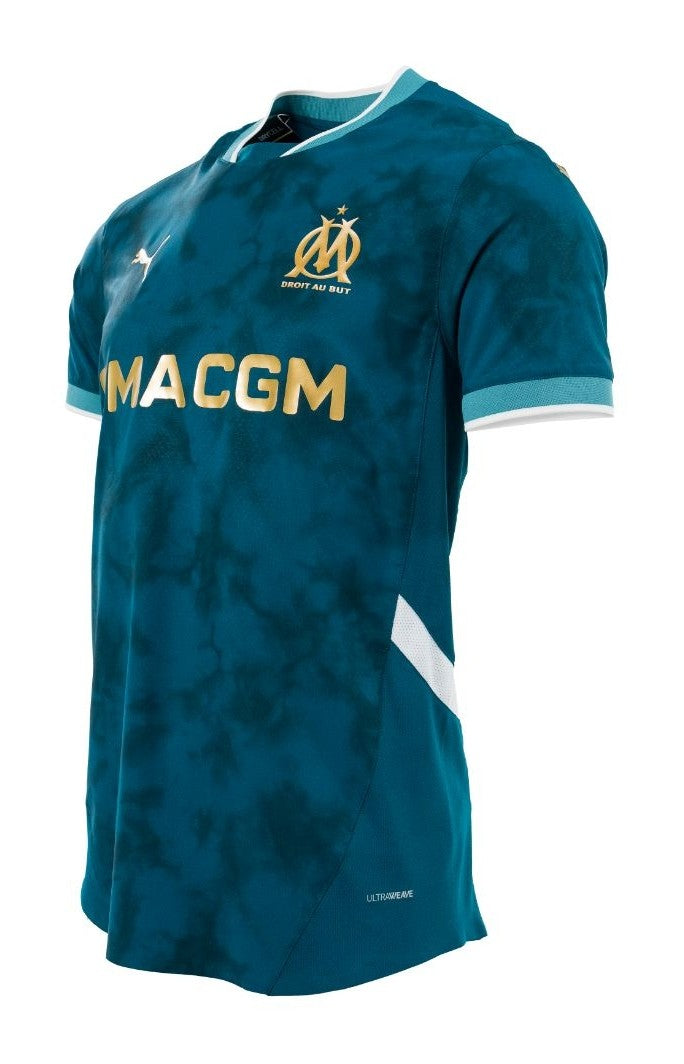 Olympique de Marseille - 2024-2025 - Marseille - Fútbol - Ligue 1 - Copa de Francia - Champions League - Puma -  Diseño -  Temporada - Camiseta suplente - Club - Estadio - Jugadores - Moda - Estilo - Comprar - Camisetas de fútbol - Venta - Última colección - Moda deportiva -  Azul - Blanco - Camuflado - 

