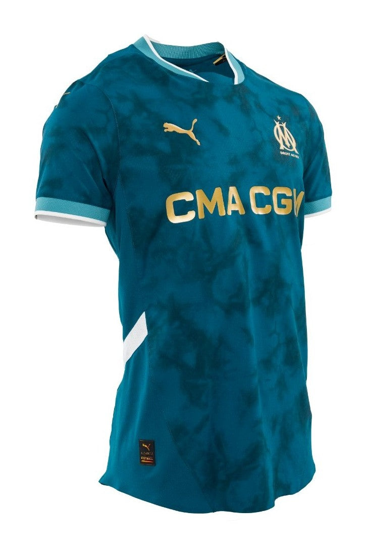 Olympique de Marseille - 2024-2025 - Marseille - Fútbol - Ligue 1 - Copa de Francia - Champions League - Puma -  Diseño -  Temporada - Camiseta suplente - Club - Estadio - Jugadores - Moda - Estilo - Comprar - Camisetas de fútbol - Venta - Última colección - Moda deportiva -  Azul - Blanco - Camuflado - 

