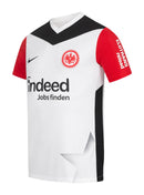Eintracht Frankfurt - 2024/2025 - Camiseta Eintracht Frankfurt - Camiseta titular Eintracht Frankfurt - Uniforme Eintracht Frankfurt - Nike Eintracht Frankfurt - Diseño clásico - Blanco y negro - Rayas verticales - Bundesliga - Copa de Alemania - Europa League - Gola redonda - Escudo del club - Logo de Nike - Patrocinio Indeed - Tecnologías innovadoras - Confort - Rendimiento.