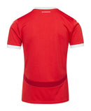 Austria 2024/2025 - Camiseta Austria - Uniforme titular Austria - Puma Austria - Diseño clásico - Rojo - Eurocopa - Nations League - Eliminatorias Copa del Mundo - Escudo nacional - Detalles estilizados - Gola redonda - Pantalones blancos - Calcetines rojos - Tradición - Identidad - Tecnologías innovadoras - Confort - Rendimiento.