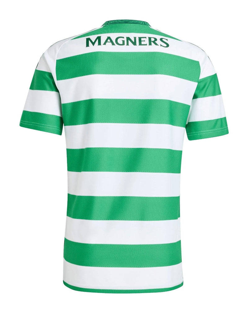 Celtic FC 2024/2025 - Camiseta Celtic - Uniforme titular Celtic - Adidas Celtic - Scottish Premiership - Copa de Escocia - Champions League - Diseño clásico - Diseño moderno - Verde - Blanco - Gola redonda - Escudo del Celtic FC - Logo de Adidas - Historia del club - Innovación de Adidas - Tecnologías innovadoras - Confort - Rendimiento.