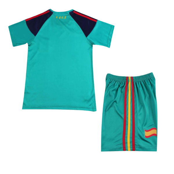 CAMISETA ESPAÑA I 2010 PORTERO RETRO CONJUNTO INFANTIL