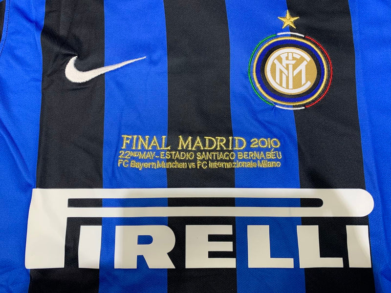 INTER DE MILAN I 2010 HOMBRE MANGA LARGA (RETRO)