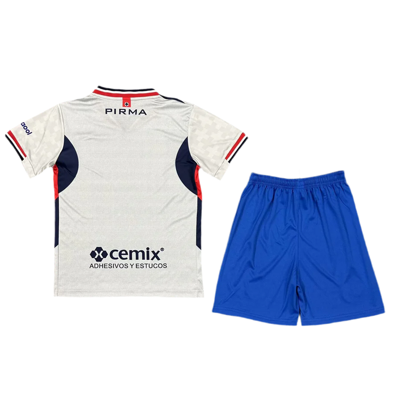 CAMISETA CRUZ AZUL I 25/26 CONJUNTO INFANTIL