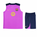 CONJUNTO BARCELONA ENTRENAMIENTO SIN MANGA ROSA HOMBRE 25/26
