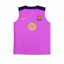 CAMISETA BARCELONA ENTRENAMIENTO SIN MANGA ROSA HOMBRE 25/26