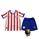 CAMISETA PARAGUAY I 2026 MUNDIAL EQUIPACIÓN PARA NIÑOS