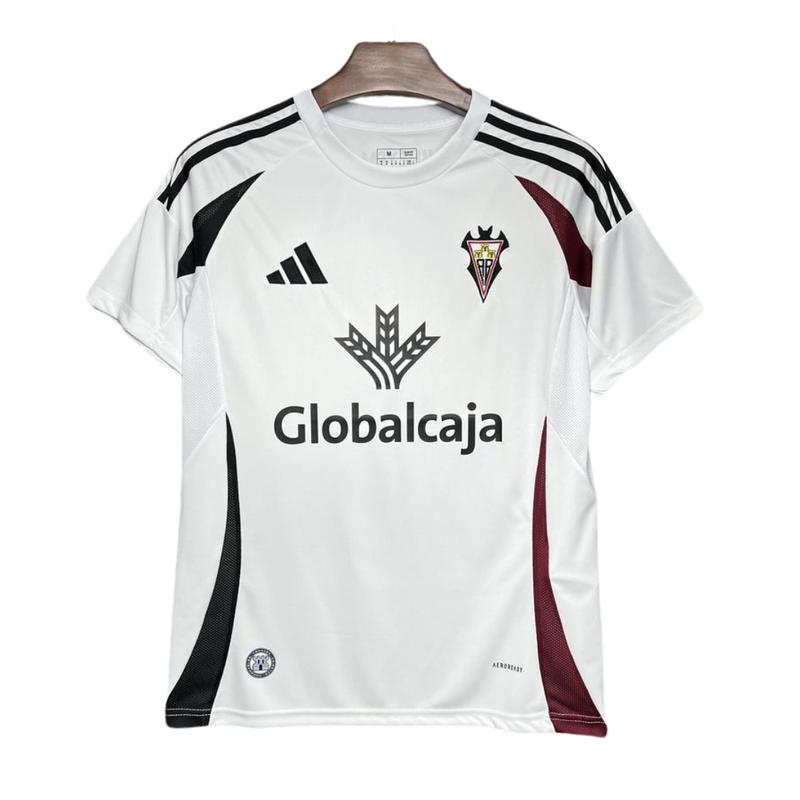 Albacete 2024/2025 - Camiseta de local Albacete - Color blanco - La Liga 2 - Elegancia - Tradición - Temporada - Fútbol - Equipamiento deportivo - Competición.