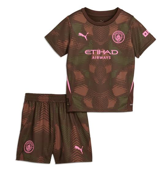 CAMISETA MANCHESTER CITY PORTERO II 24/25 CONJUNTO INFANTIL