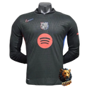 BARCELONA II 24/25 NEGRA VERSIÓN JUGADOR MANGA LARGA HOMBRE