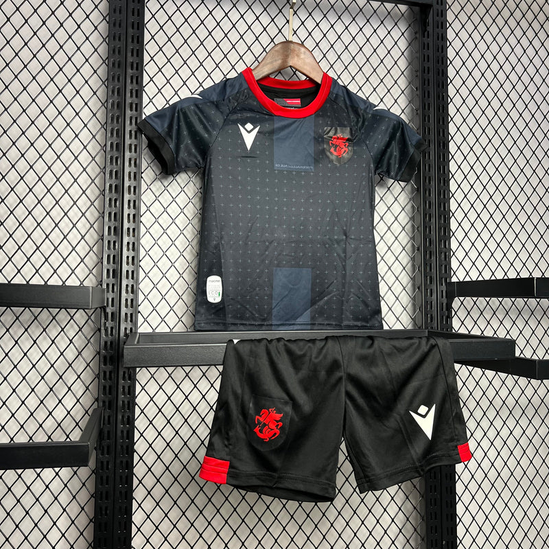 CAMISETA GEORGIA II EURO 2024 CONJUNTO INFANTIL