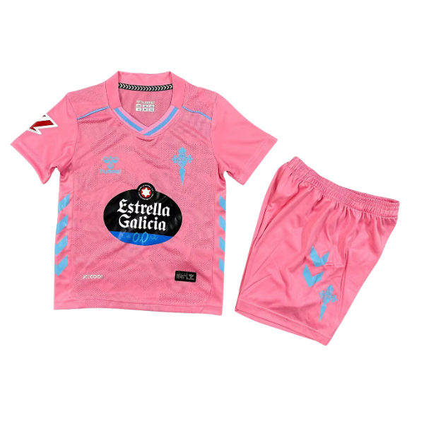 CELTA DE VIGO III 25/26 ROSA CONJUNTO INFANTIL