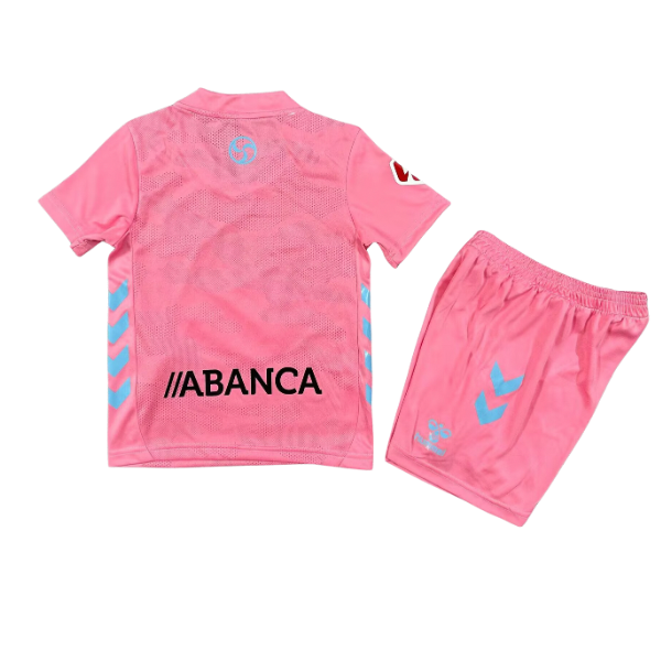 CELTA DE VIGO III 25/26 ROSA CONJUNTO INFANTIL