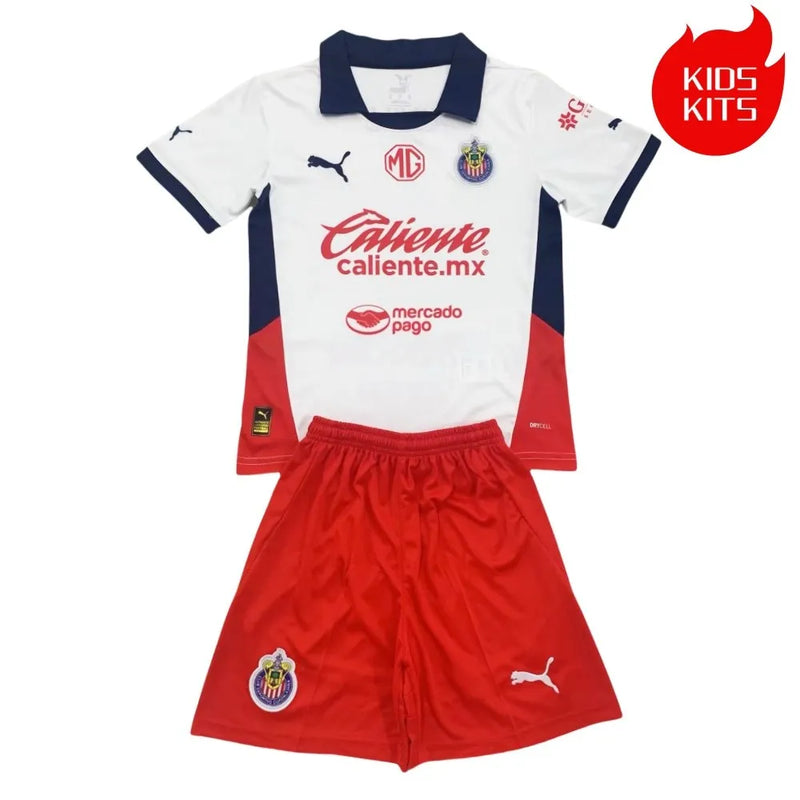 CAMISETA CHIVAS GUADALAJARA II 24/25 CONJUNTO INFANTIL