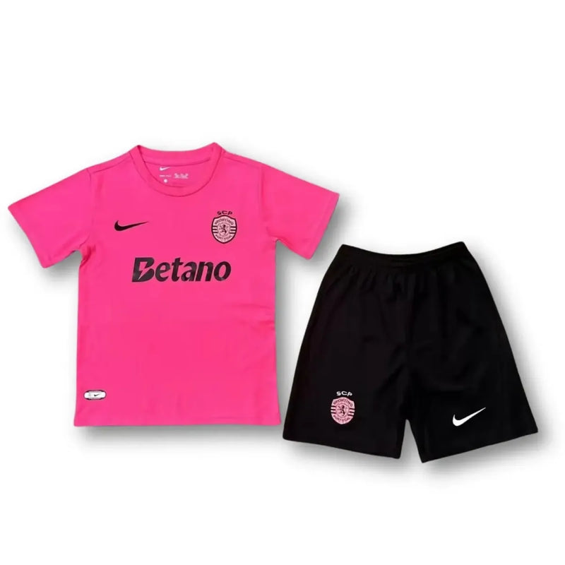 SPORTING LISBOA OCTUBRE ROSA 24/25 CONJUNTO INFANTIL