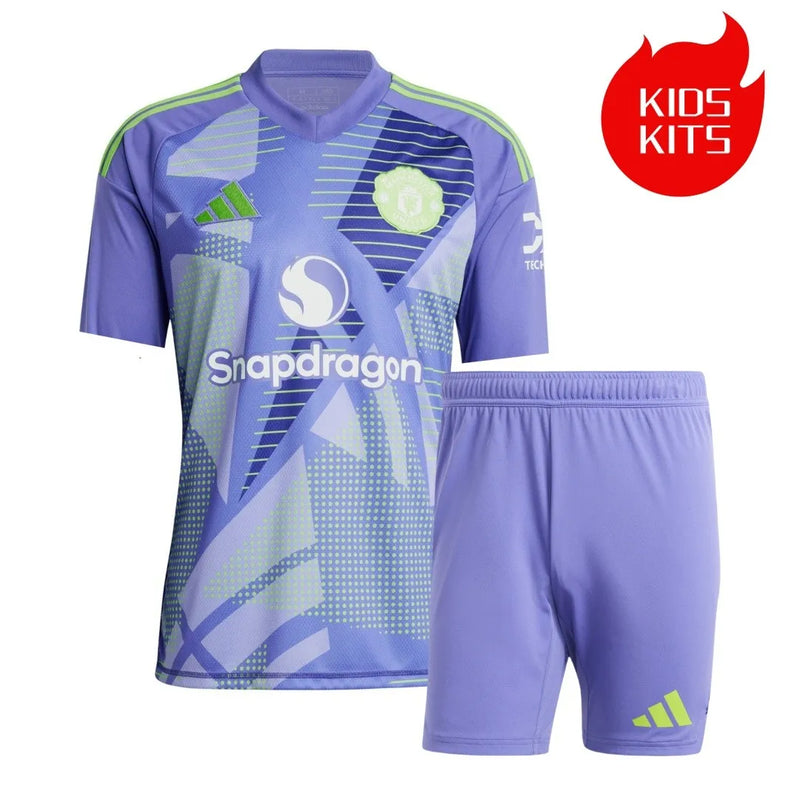 CAMISETA MANCHESTER UNITED PORTERO 24/25 CONJUNTO INFANTIL