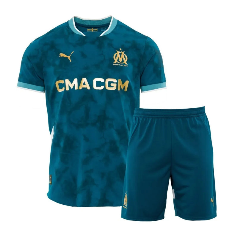 CAMISETA OLYMPIQUE DE MARSEILLE II 24/25 CONJUNTO INFANTIL