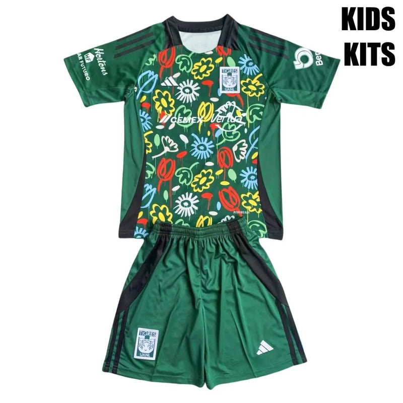 CAMISETA TIGRES EARTH DAY II 24/25 CONJUNTO INFANTIL