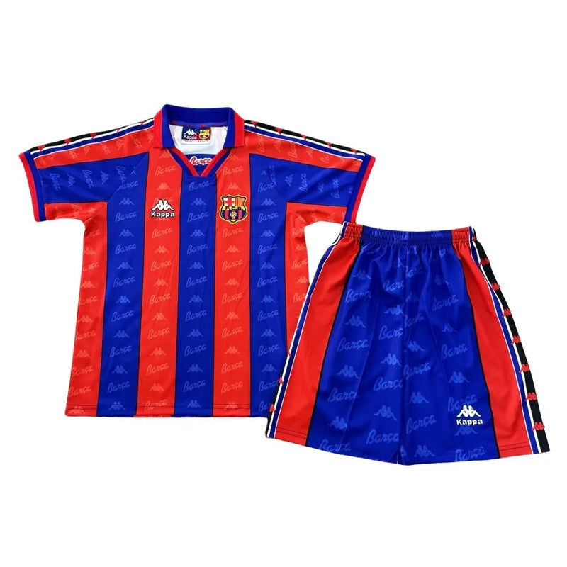 CAMISETA BARCELONA I 95/97 CONJUNTO INFANTIL (RETRO)