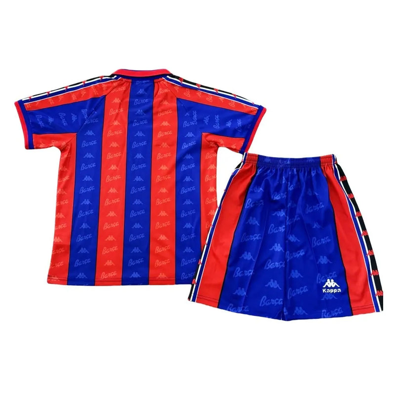 CAMISETA BARCELONA I 95/97 CONJUNTO INFANTIL (RETRO)