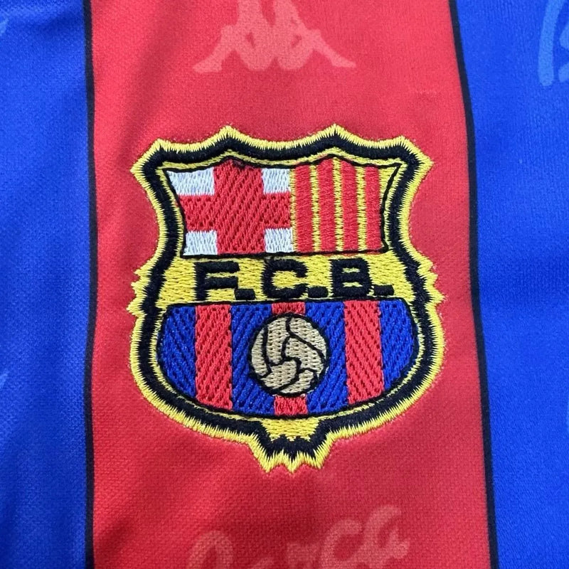 CAMISETA BARCELONA I 95/97 CONJUNTO INFANTIL (RETRO)