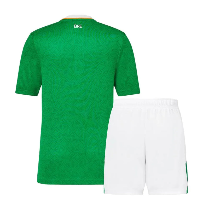 CAMISETA IRLANDA VERDE 2024-25 EURO CONJUNTO INFANTIL