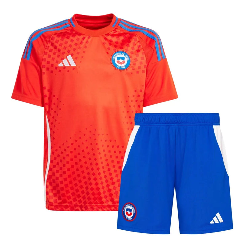 CAMISETA CHILE I COPA AMÉRICA 2024 CONJUNTO INFANTIL